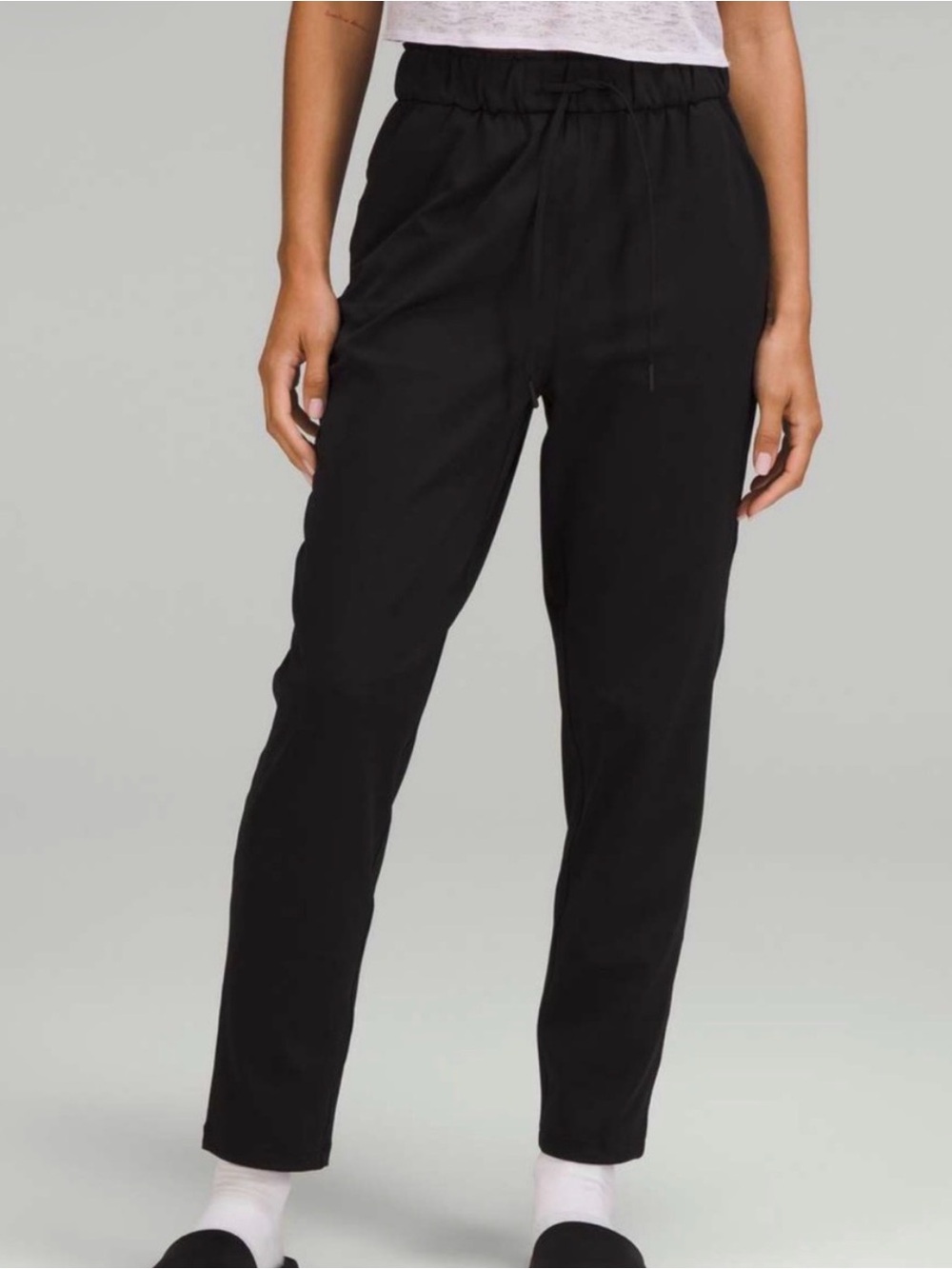 lululemon High Rise Stretch 7/8 Pant  Black